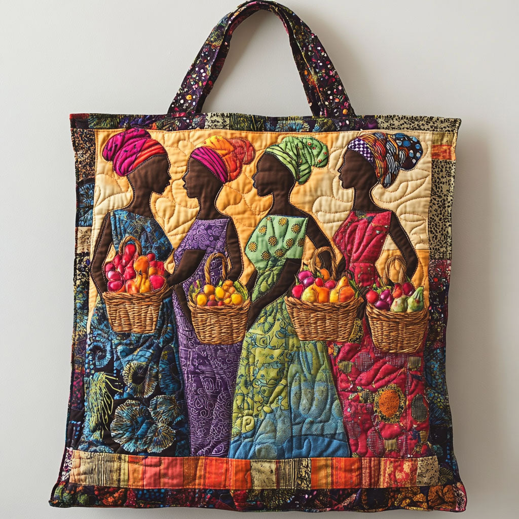 Quiltet mulepose med afrikanske kvinder Soul WN0701023CL Quiltet mulepose