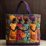Quiltet tote bag med afrikanske kvinder yndefuld WN0701011CL Quiltet mulepose