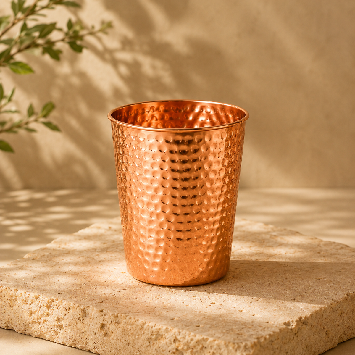 Clara Veyra Hammered Copper Mug