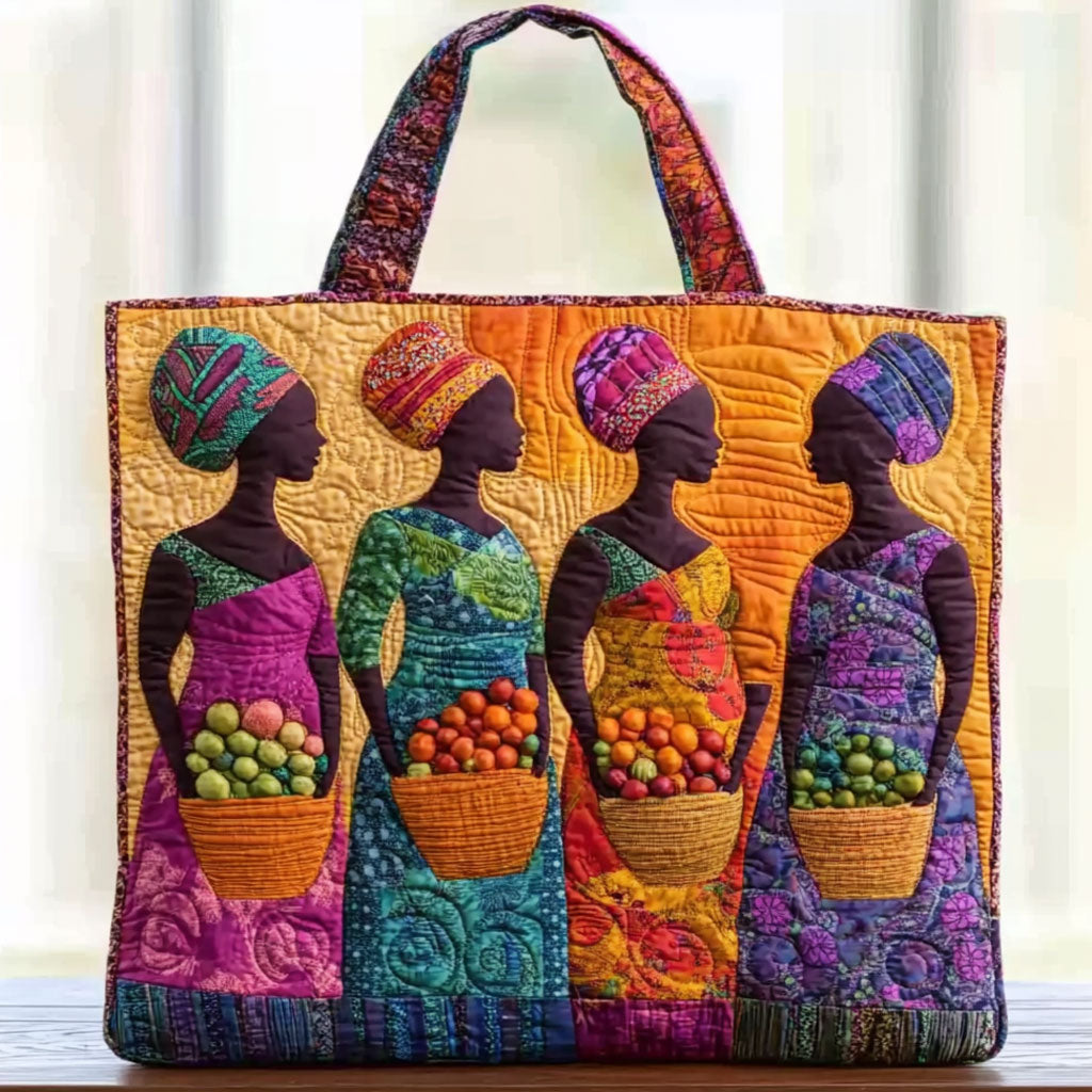 Quiltet mulepose med afrikanske kvinder Sisterhood WN0701022CL Quiltet mulepose