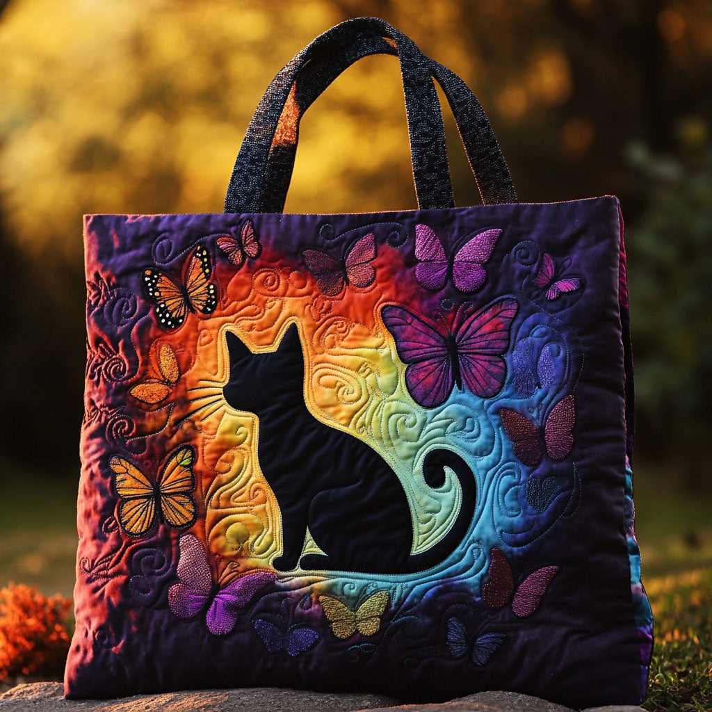 Quiltet mulepose med butterwish Cat WN0701039CL Quiltet mulepose