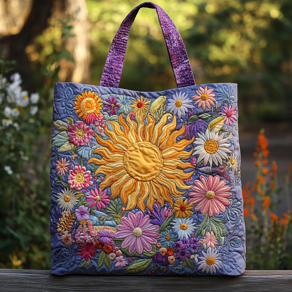 Quiltet mulepose med sunshine Flowers XR0601010CL Quiltet mulepose